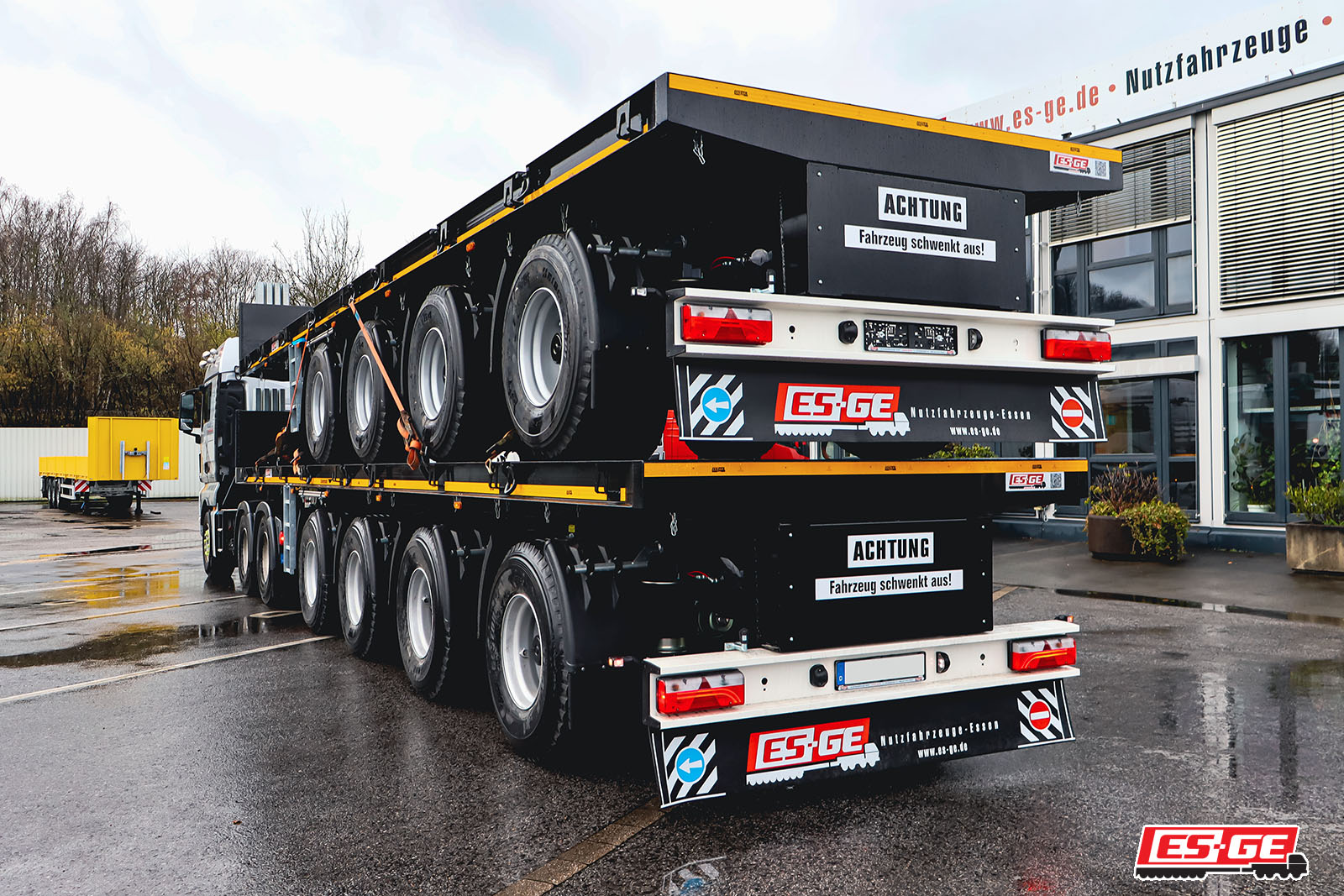 BKL Baukran Logistik GmbH delivery ES-GE ballast-semi-trailer