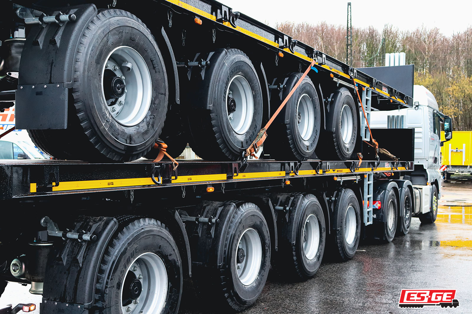 BKL Baukran Logistik GmbH delivery ES-GE ballast-semi-trailer