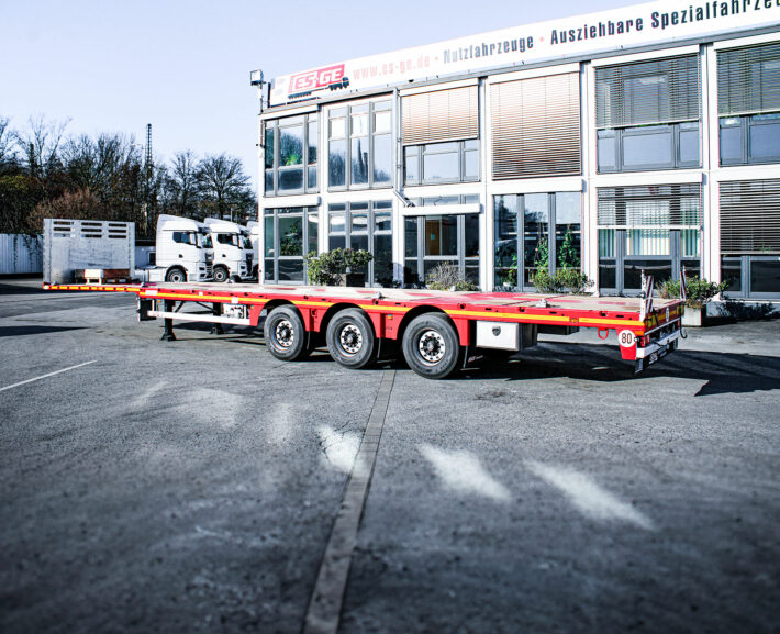 Plattformauflieger Bauform Megatrailer