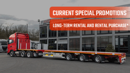 Rent semi-trailers | Focus on Faymonville Telemax Megatrailer