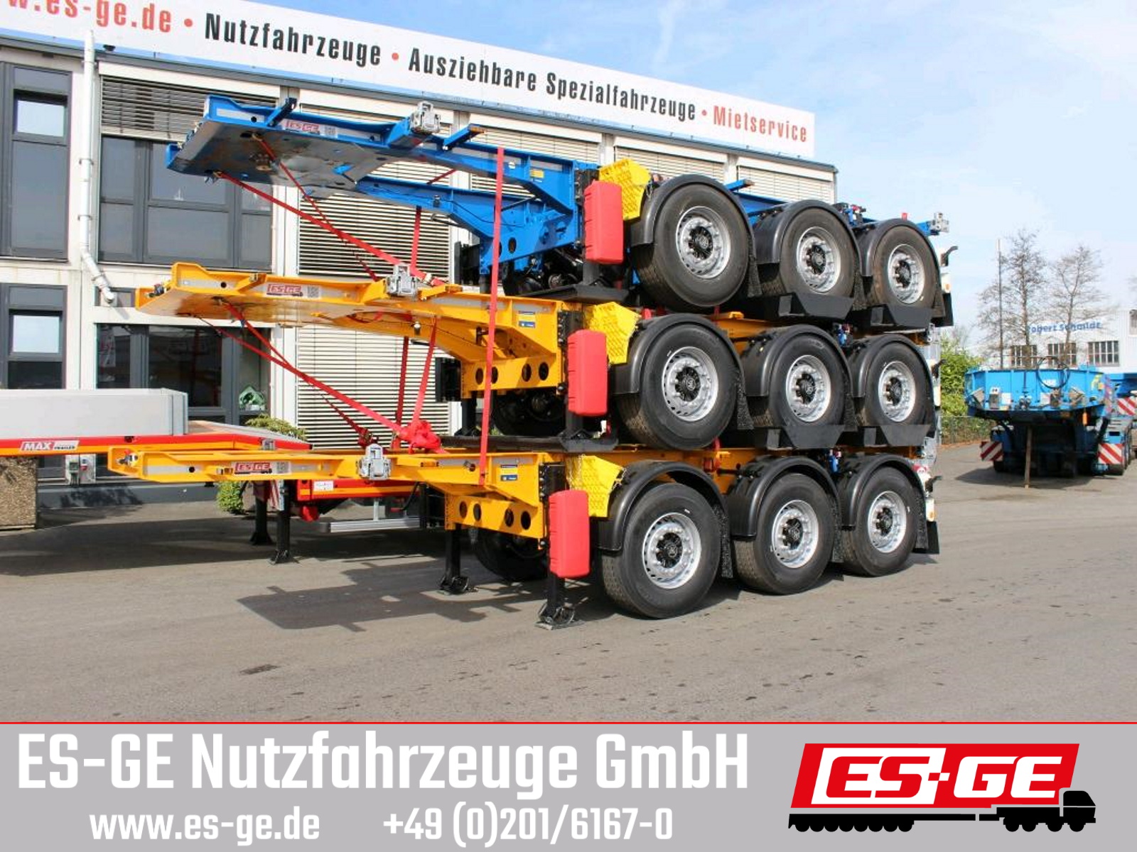 Krone 3-Achs-Containerchassis 20'