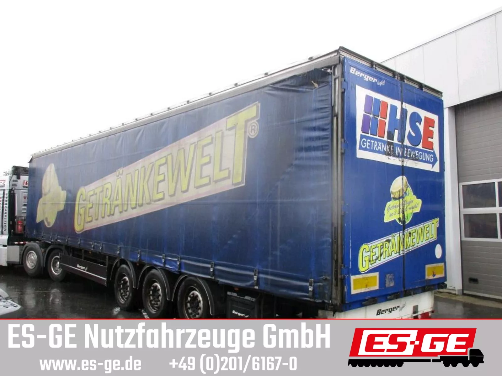 Berger - 3-Achs-Sattelanhänger - Schiebeverdeck