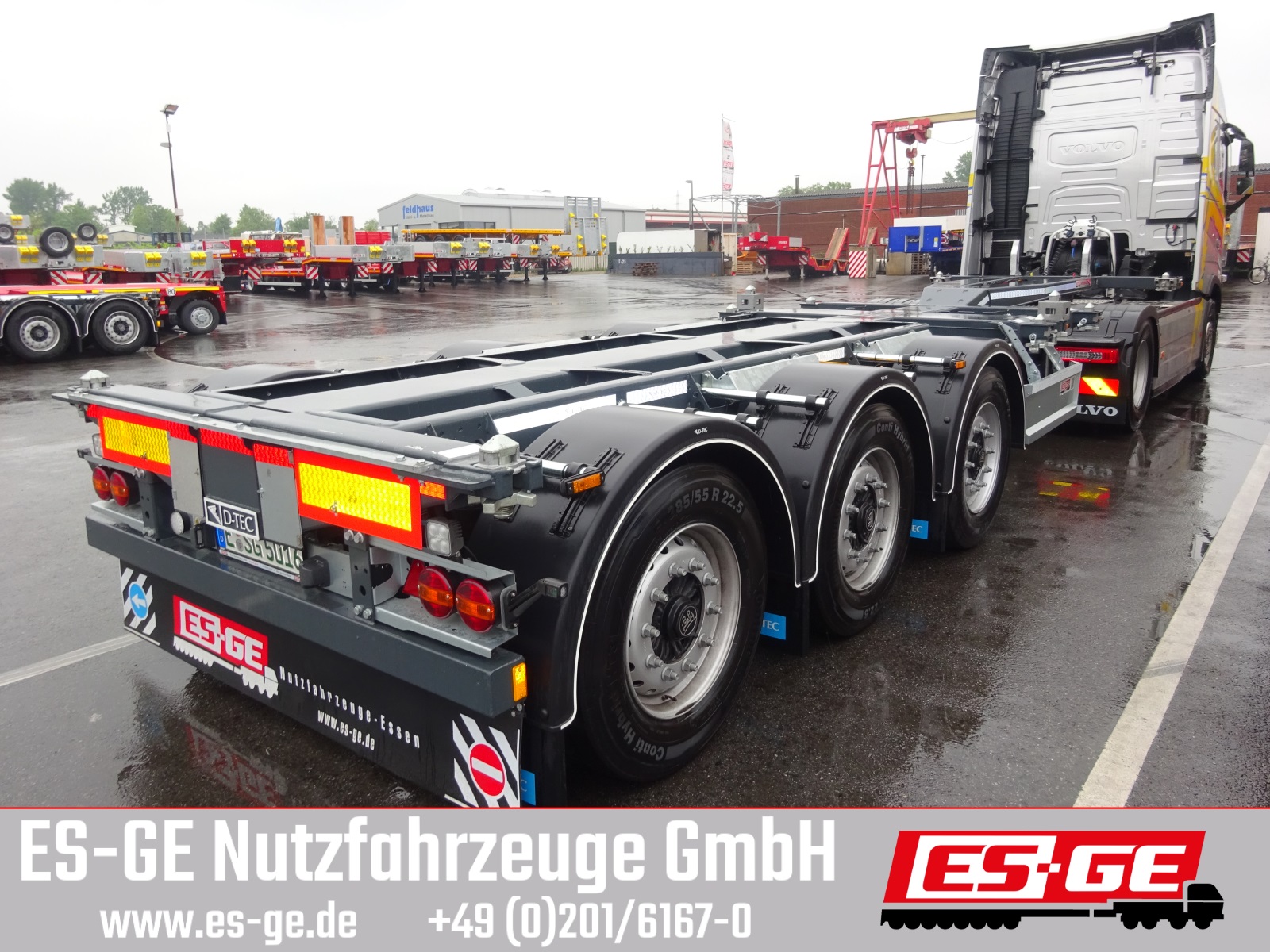 D-TEC 3-Achs-Containerchassis - multifunktional