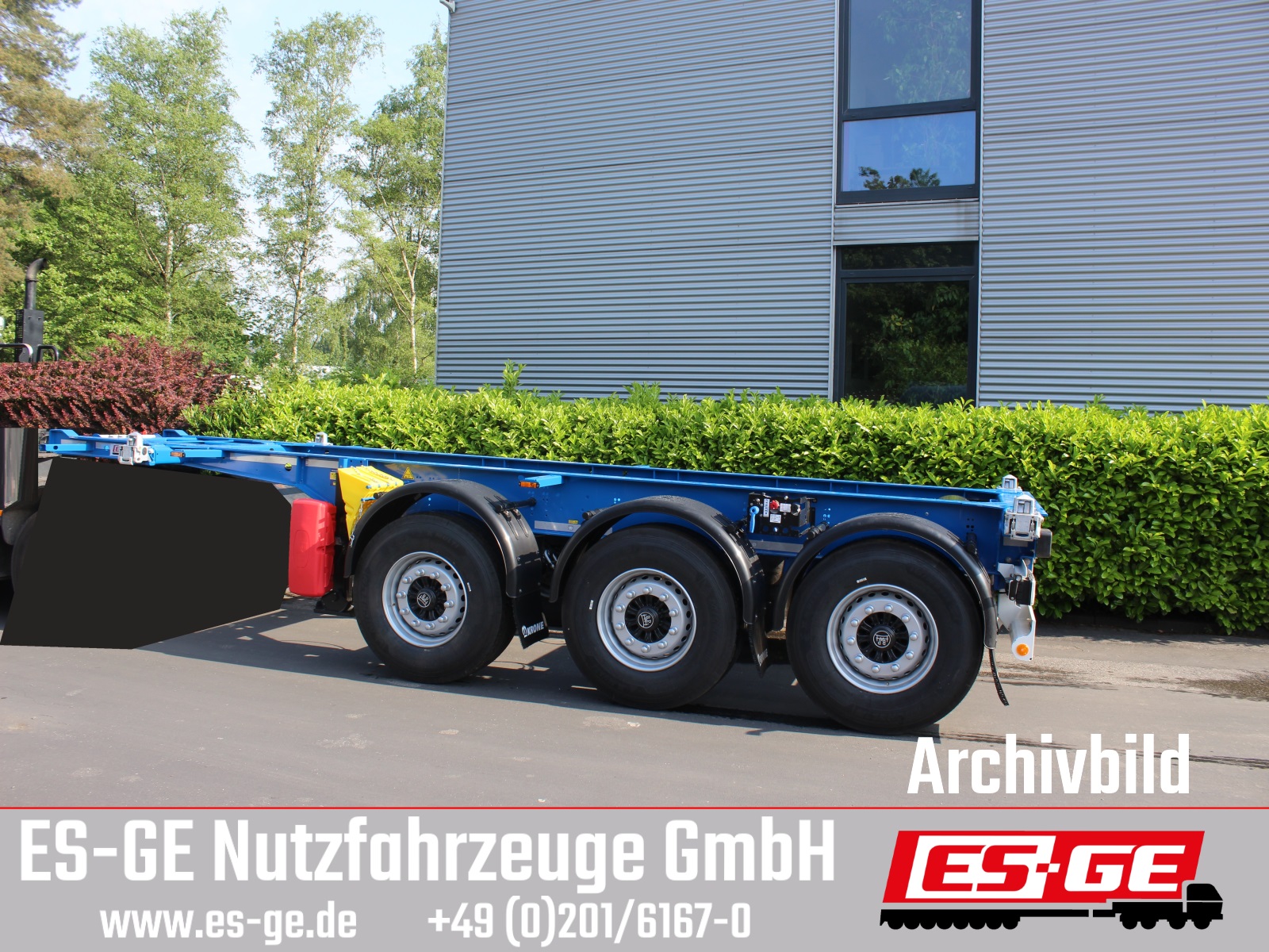 Krone 3-Achs-Containerchassis 20'