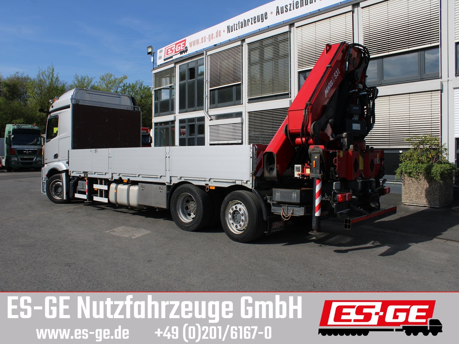 Mercedes-Benz 2546 L NR 6x2 Actros, Pritsche, MKG HLK 531 a5