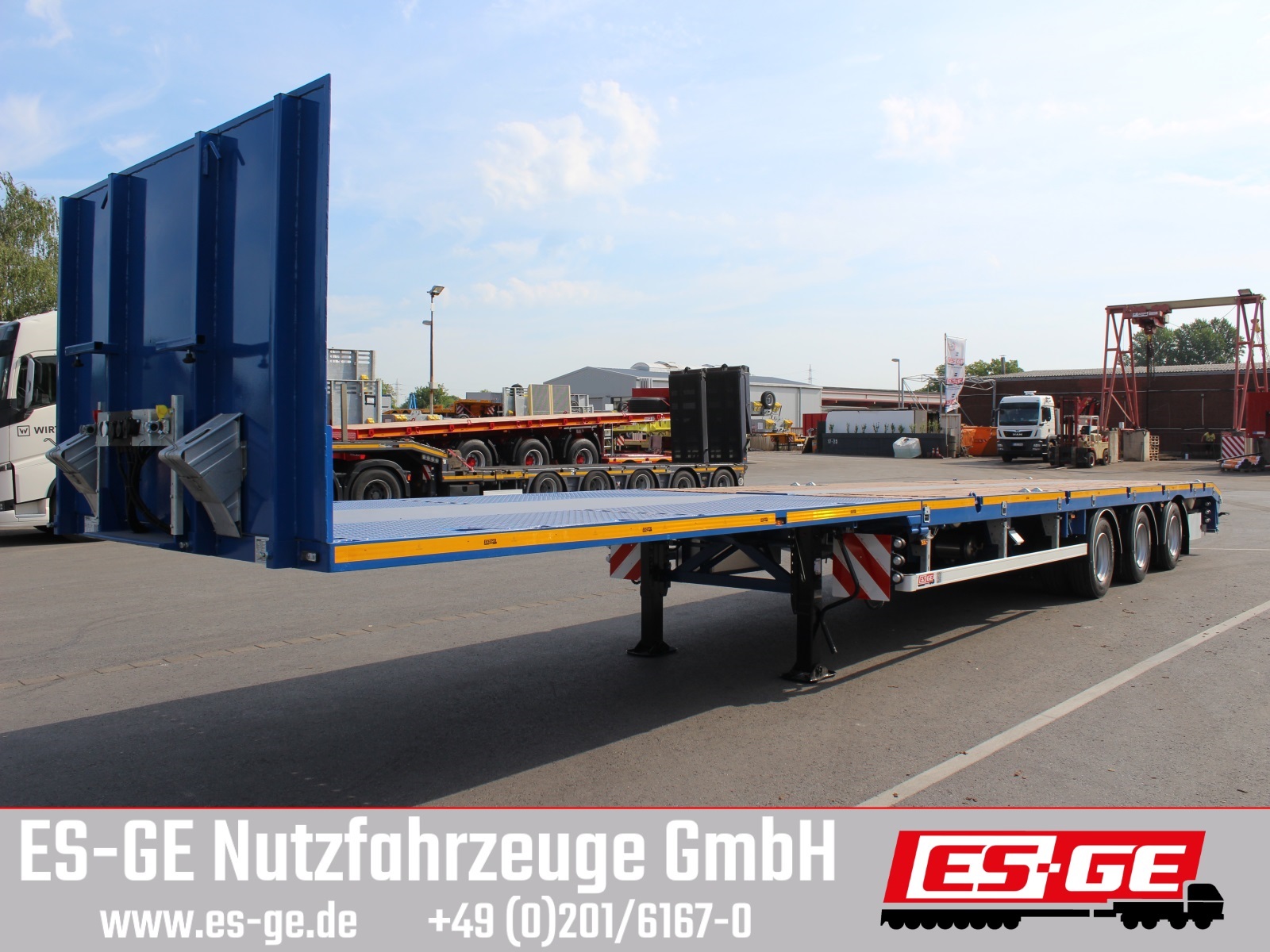 ES-GE 3-Achs-Megatrailer - teleskopierbar