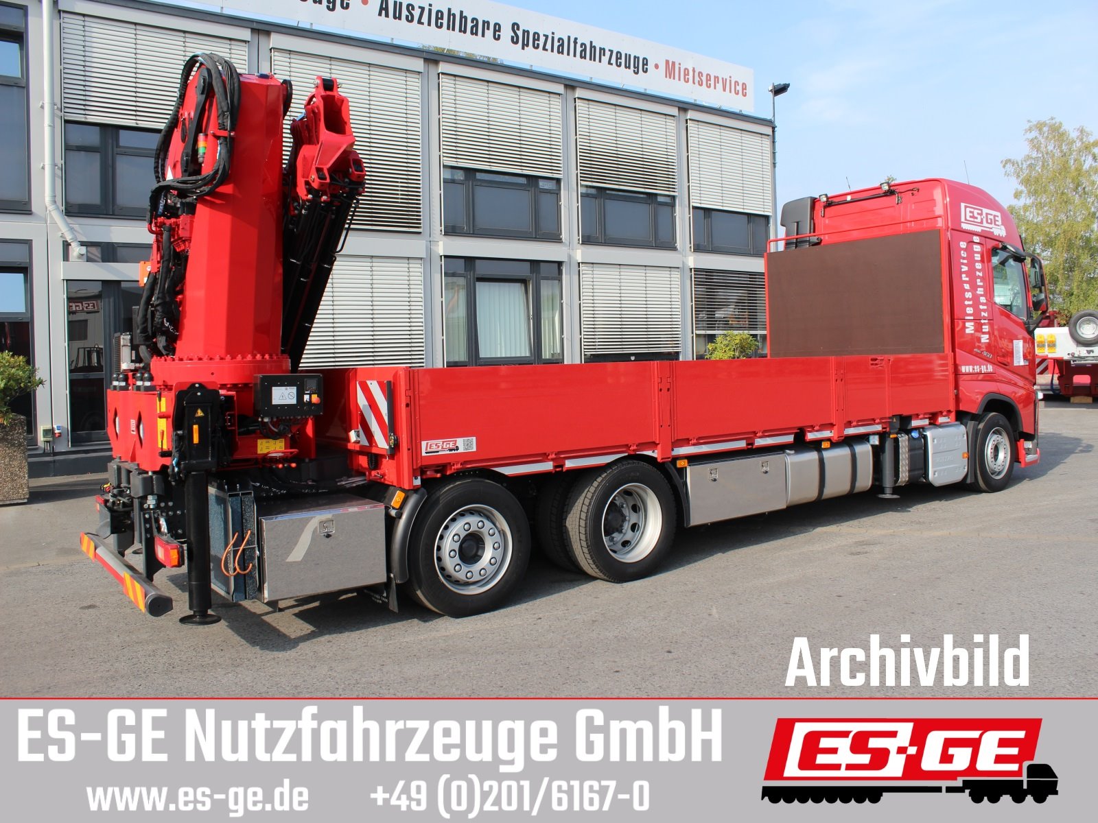 Volvo FH 466 CHH-LOW 6x2  mit MKG Ladekran HLK 531HP a5