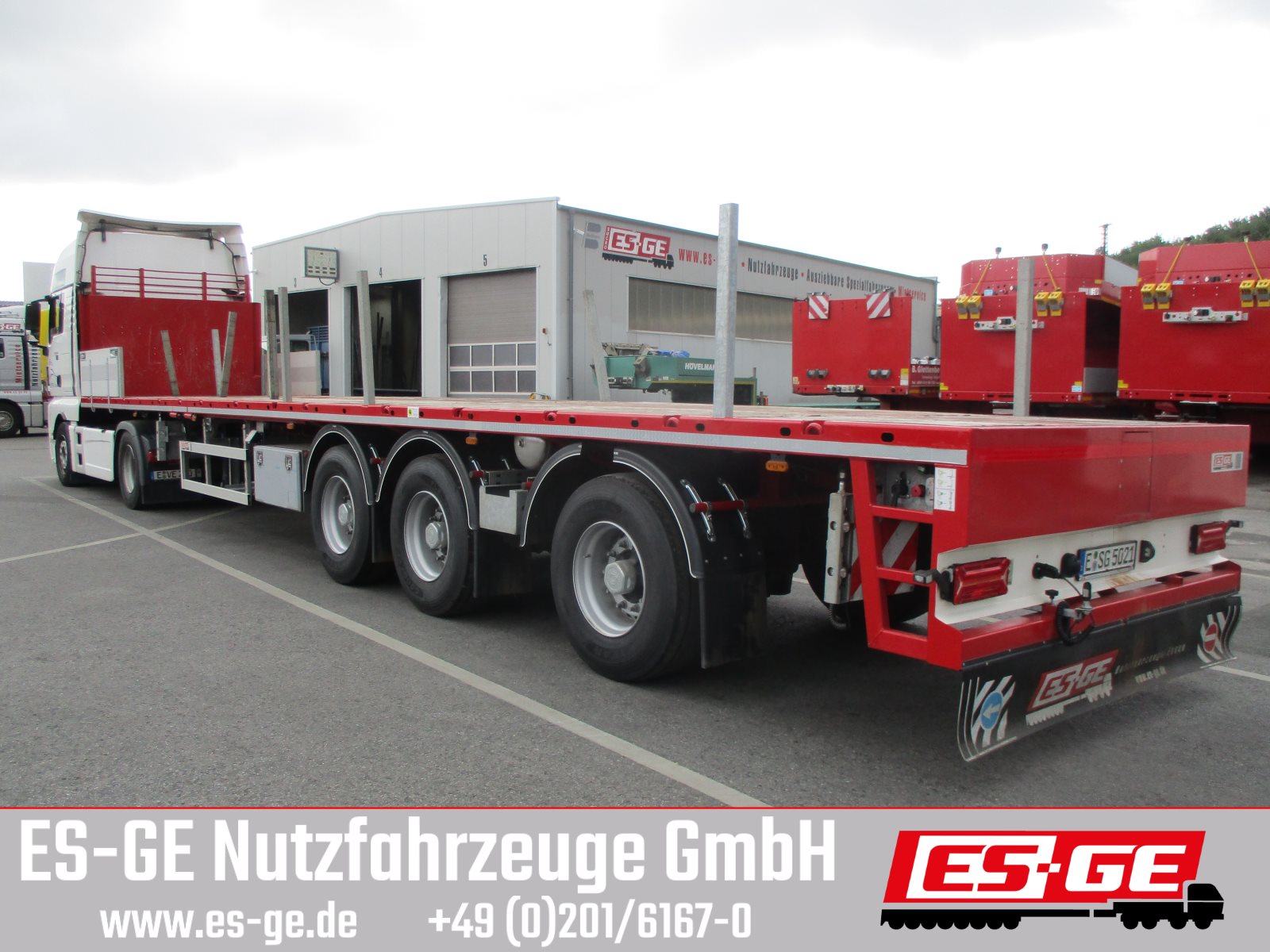 ES-GE 3-Achs-Sattelauflieger - teleskopierbar