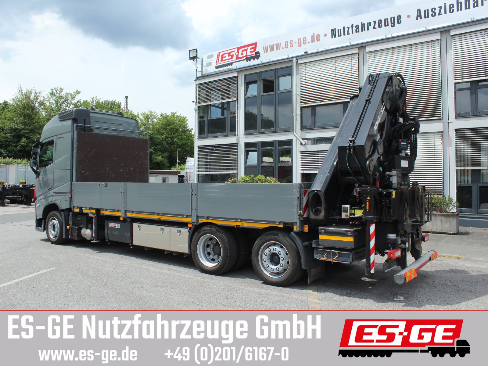 Volvo FH 460 CHH-LOW 6x2  mit MKG Ladekran HLK 531HP a5