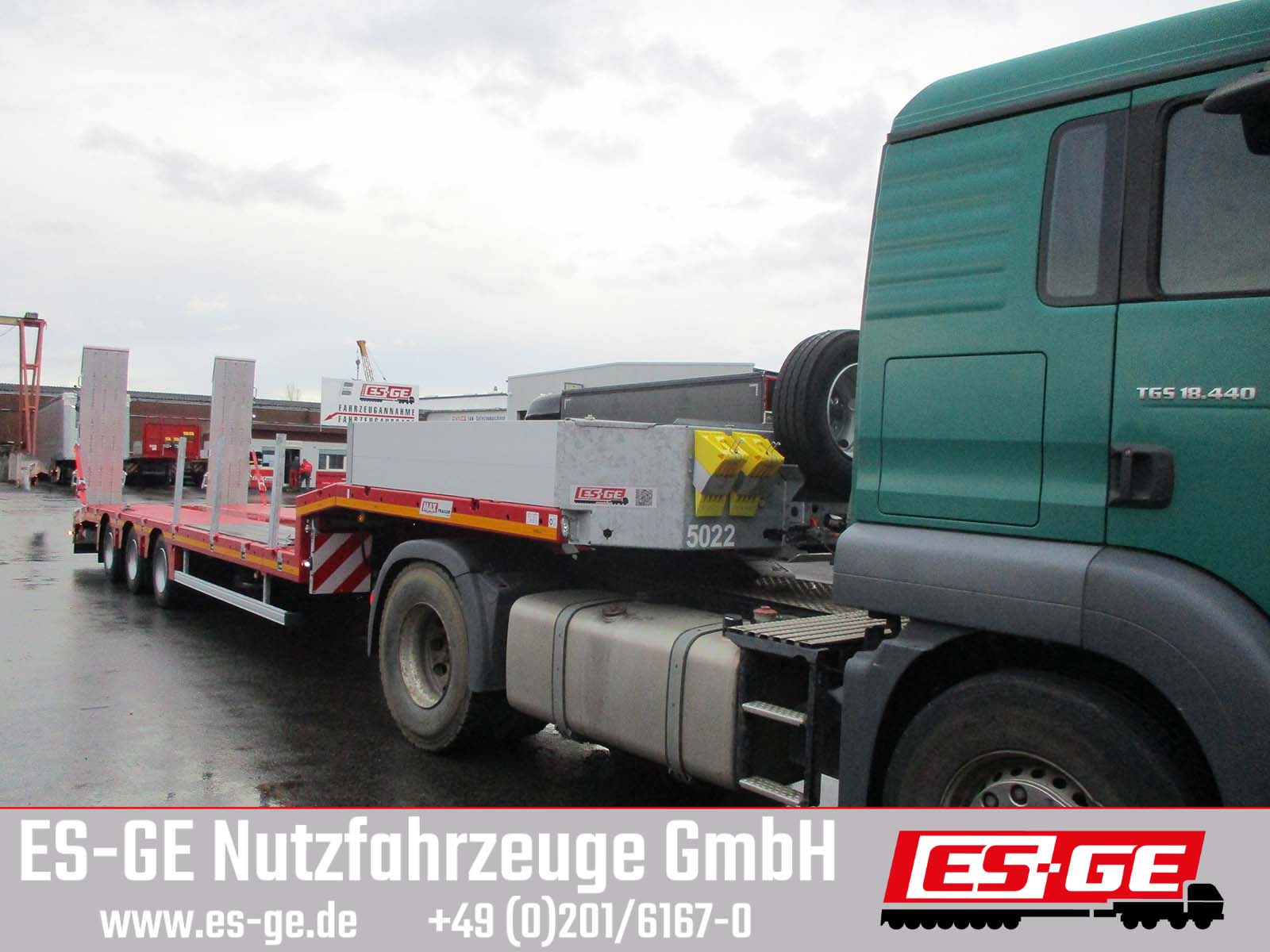 MAX Trailer MAX Trailer MAX100 Semi-Tieflader