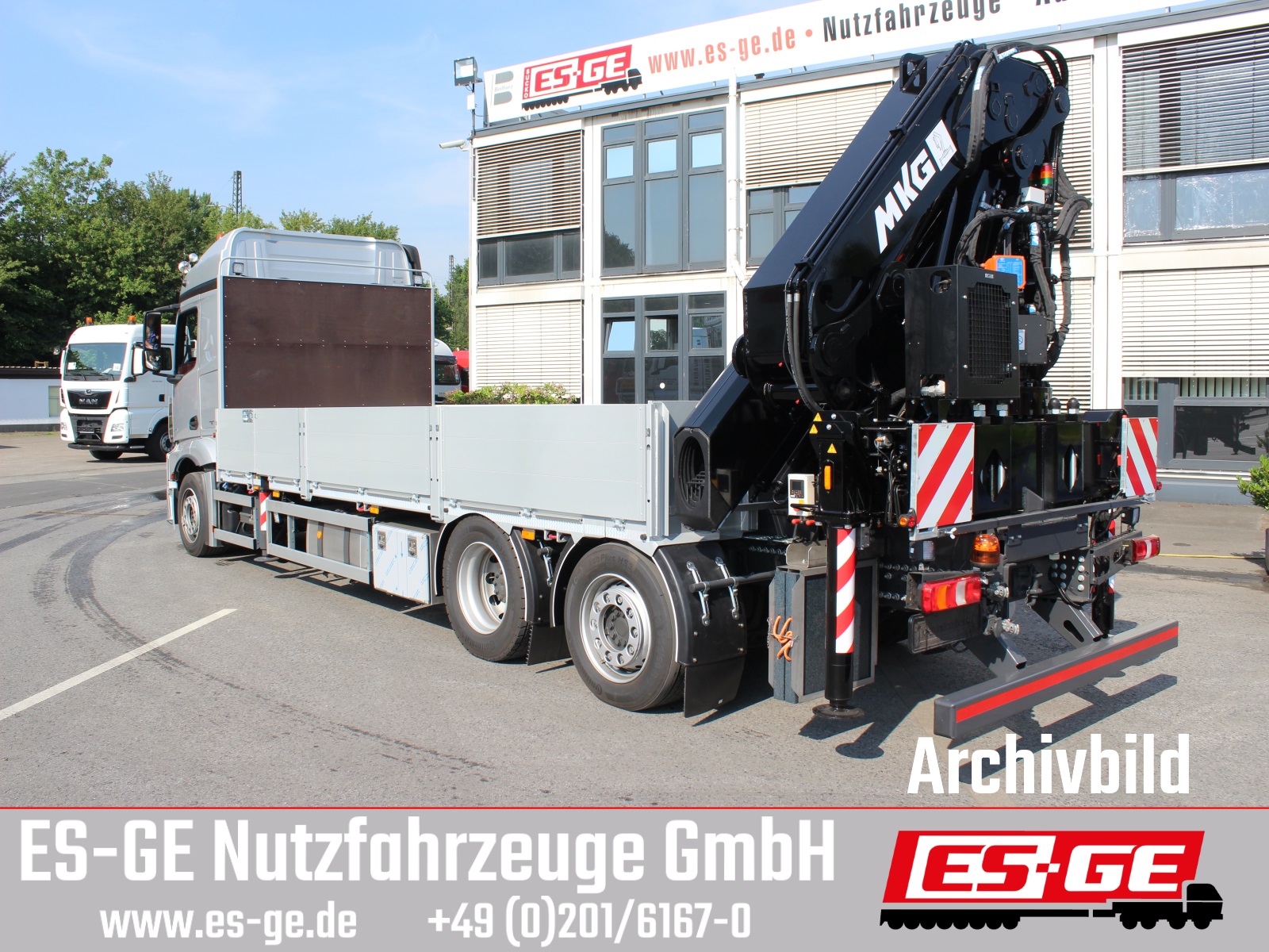 Mercedes-Benz 2546 L 6X2 ACTROS, Pritsche, MKG-Ladekran HLK 531