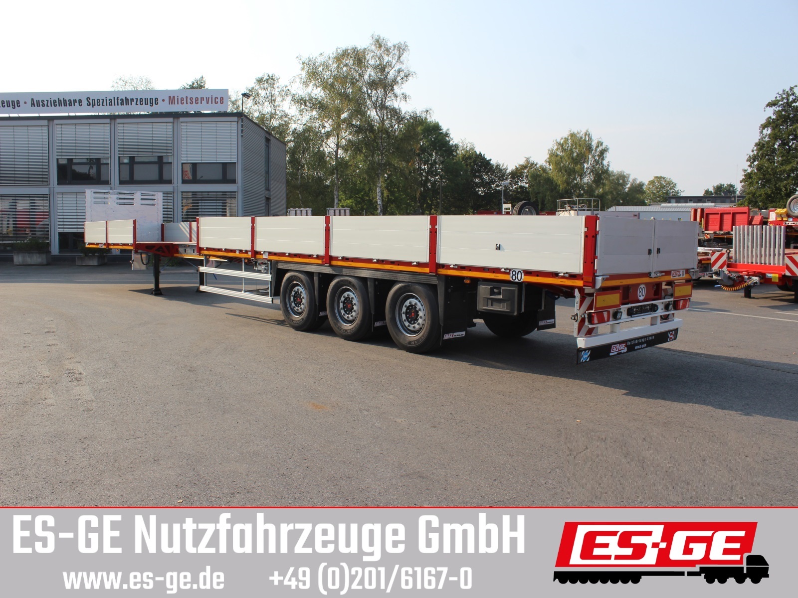 MAX Trailer MAX Trailer MAX200 Telesattel Bordwände
