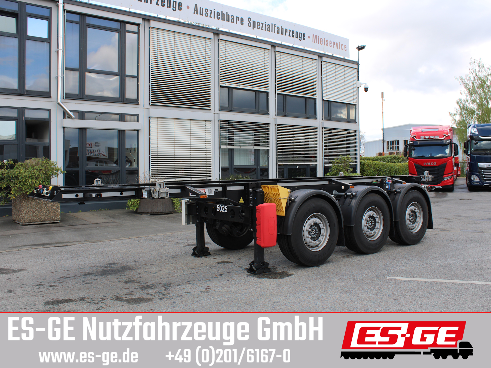 Krone 3-Achs-Containerchassis 20'