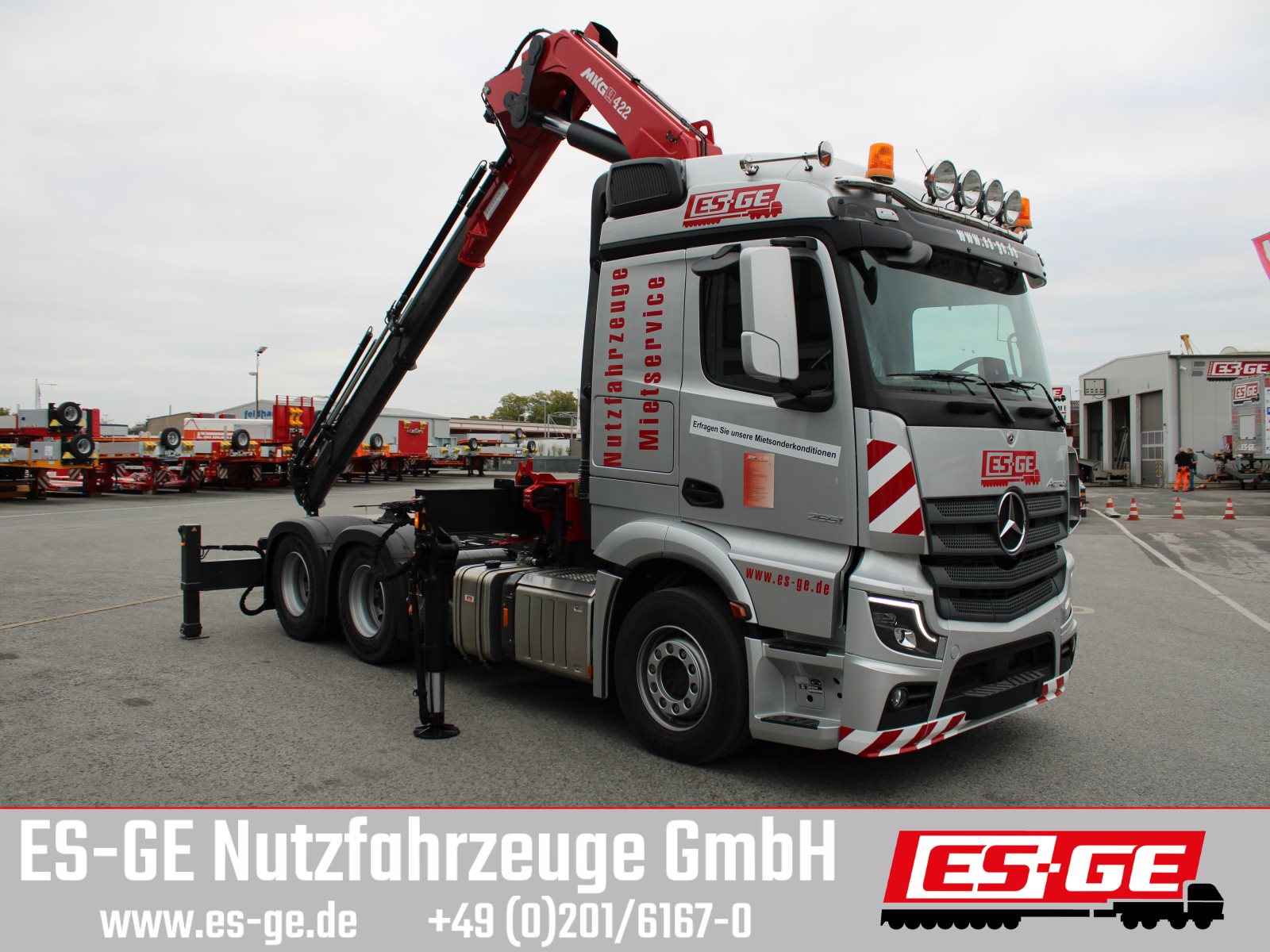 Mercedes-Benz 2651 LS 6x4 mit MKG-Ladekran HLK 422SHP a6