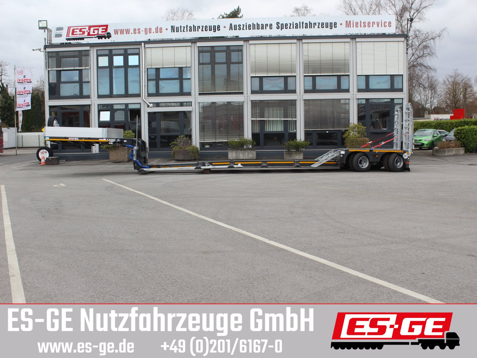 MAX Trailer MAX Trailer MAX510 Tiefbett 2x10 t (Forst)