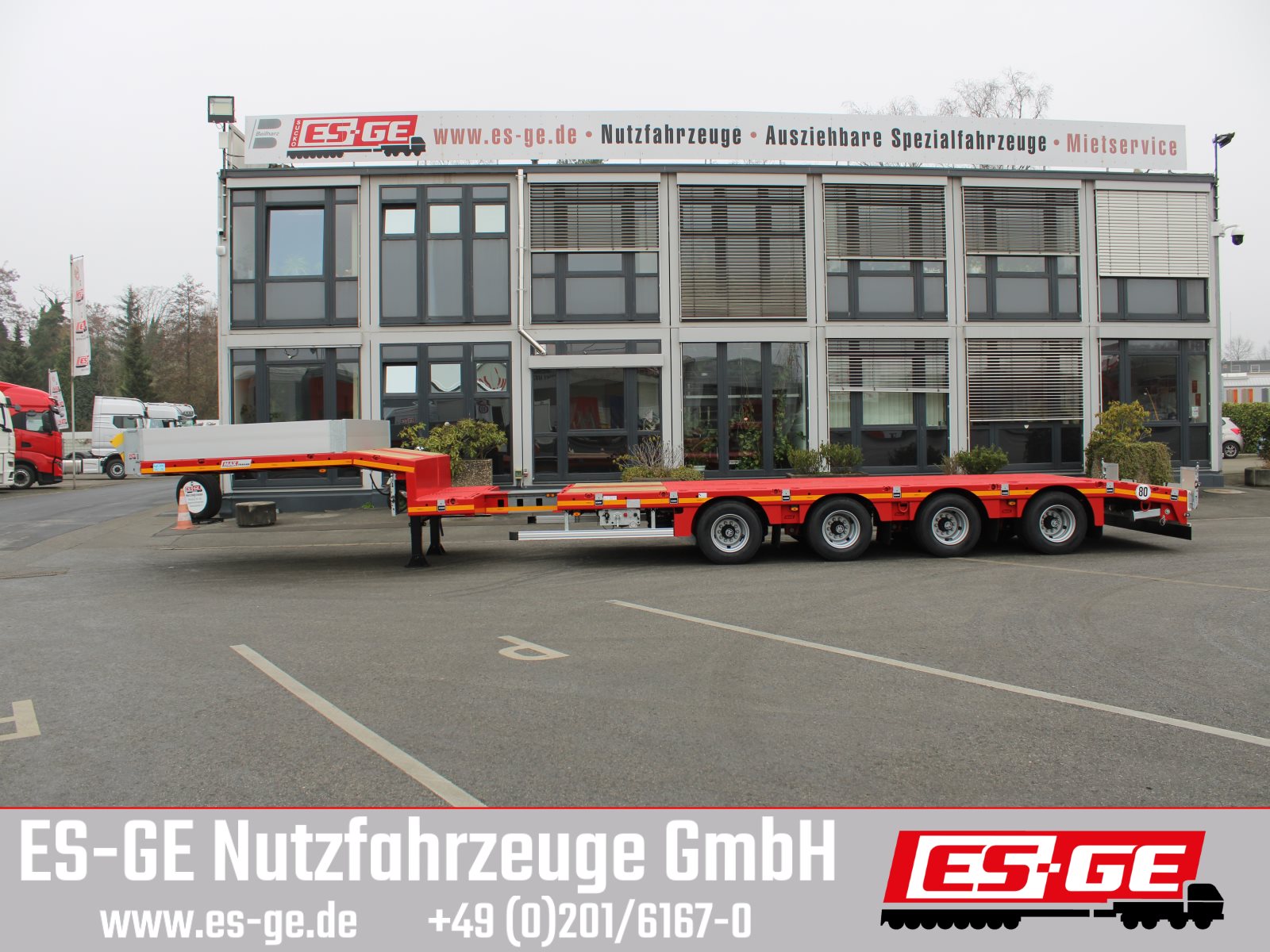MAX Trailer MAX Trailer MAX100 Semi-Tieflader