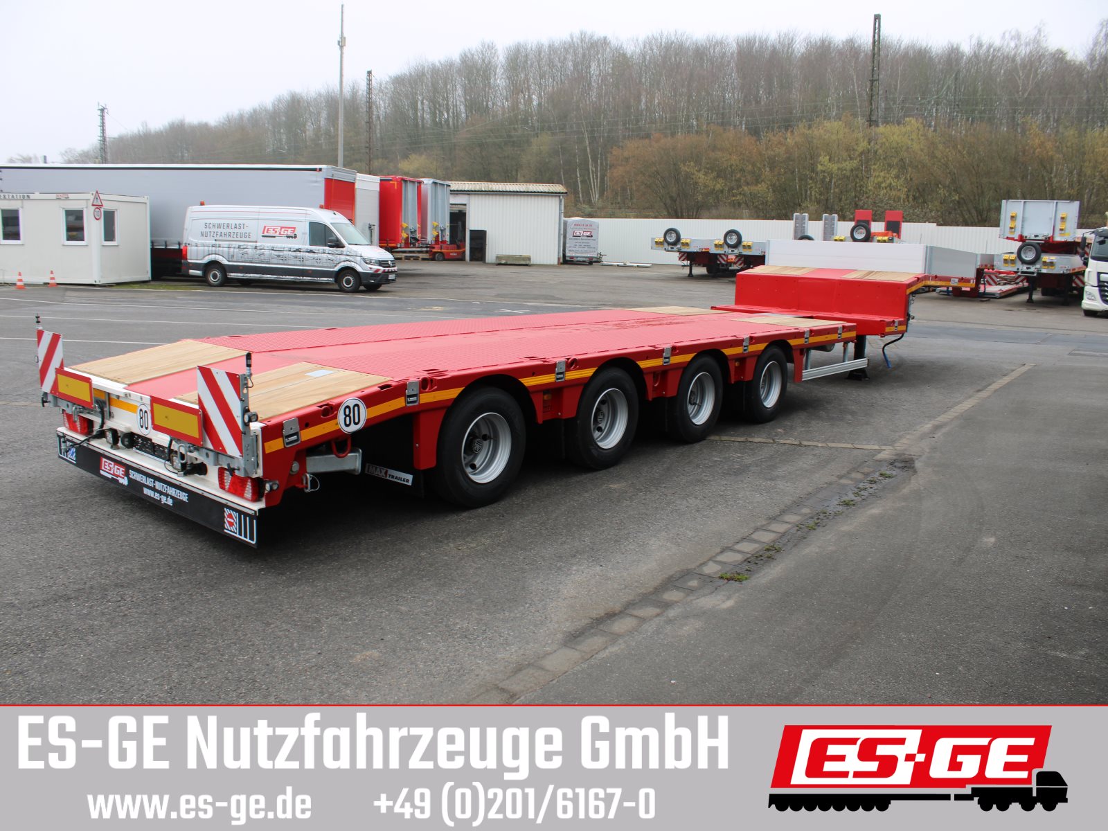 MAX Trailer MAX Trailer MAX100 Semi-Tieflader