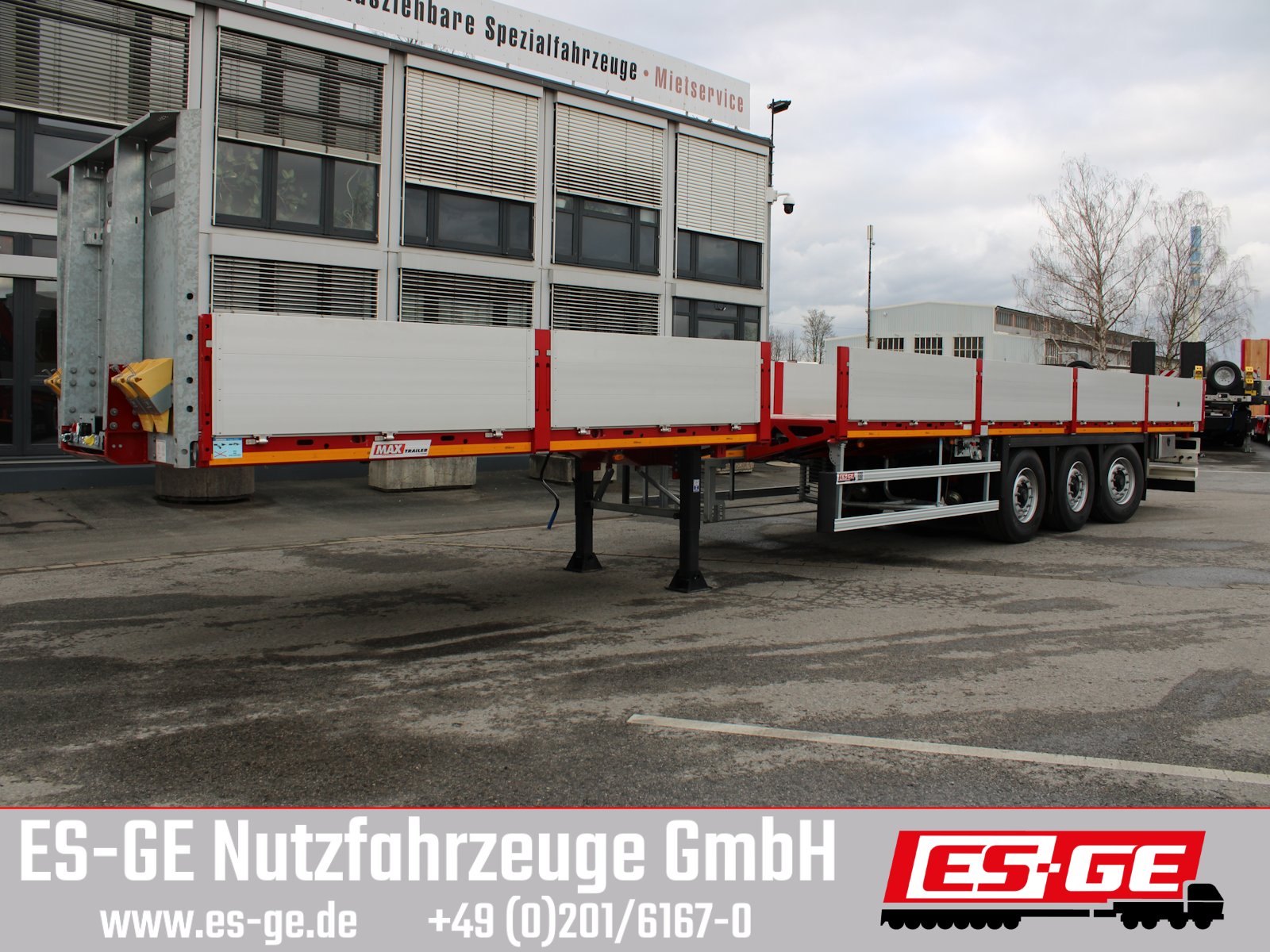 MAX Trailer MAX Trailer MAX200 Telesattel Bordwände