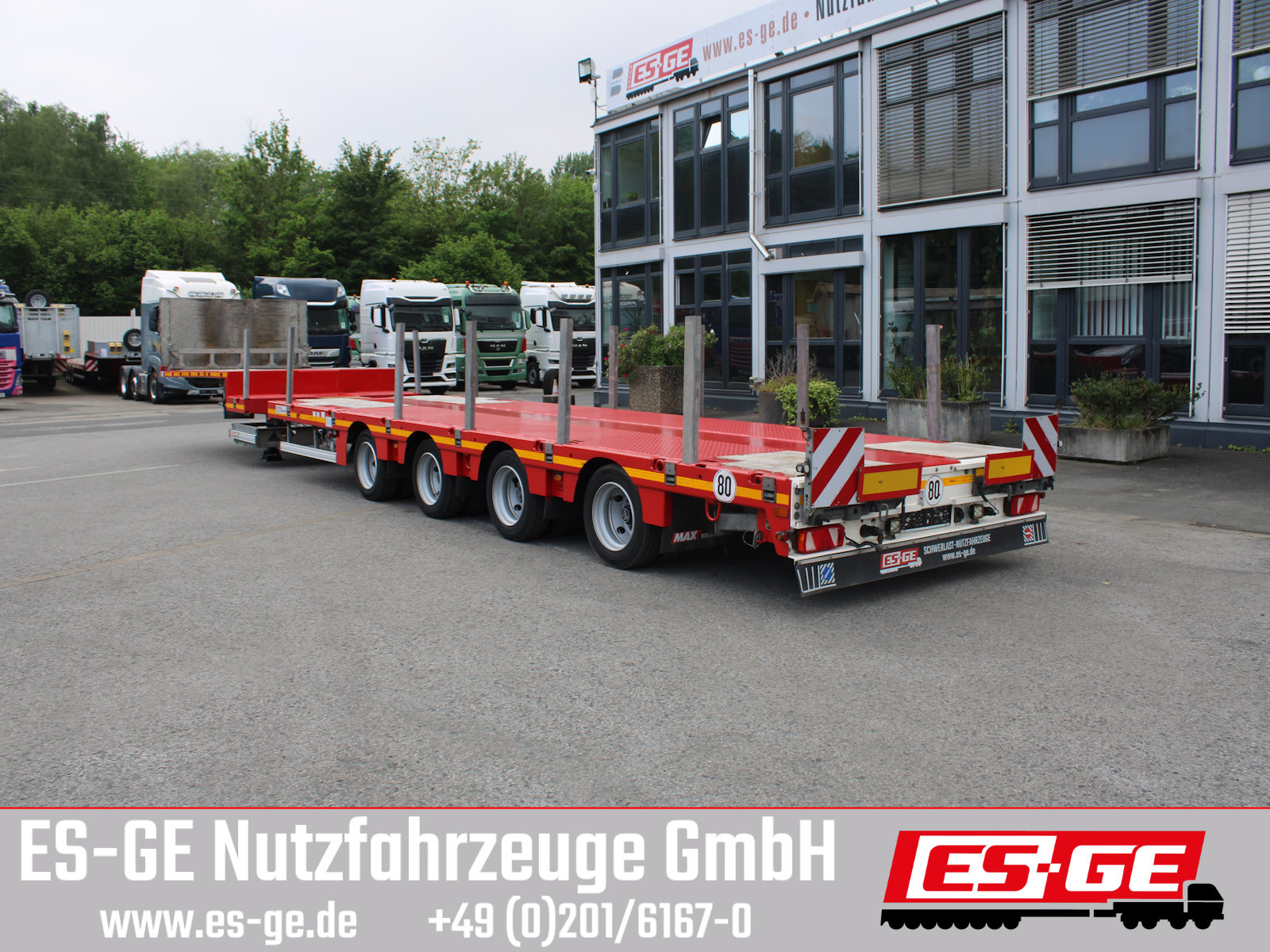 MAX Trailer MAX Trailer MAX100 Semi-Tieflader 205er