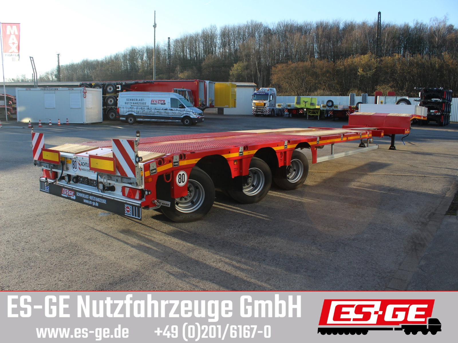 MAX Trailer MAX Trailer MAX110 Semi-Tieflader