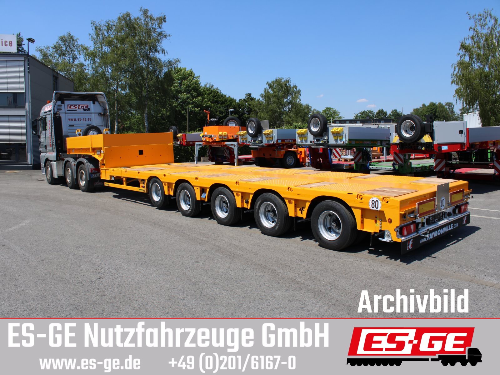 Faymonville Multimax Satteltieflader - hydr. gelenkt