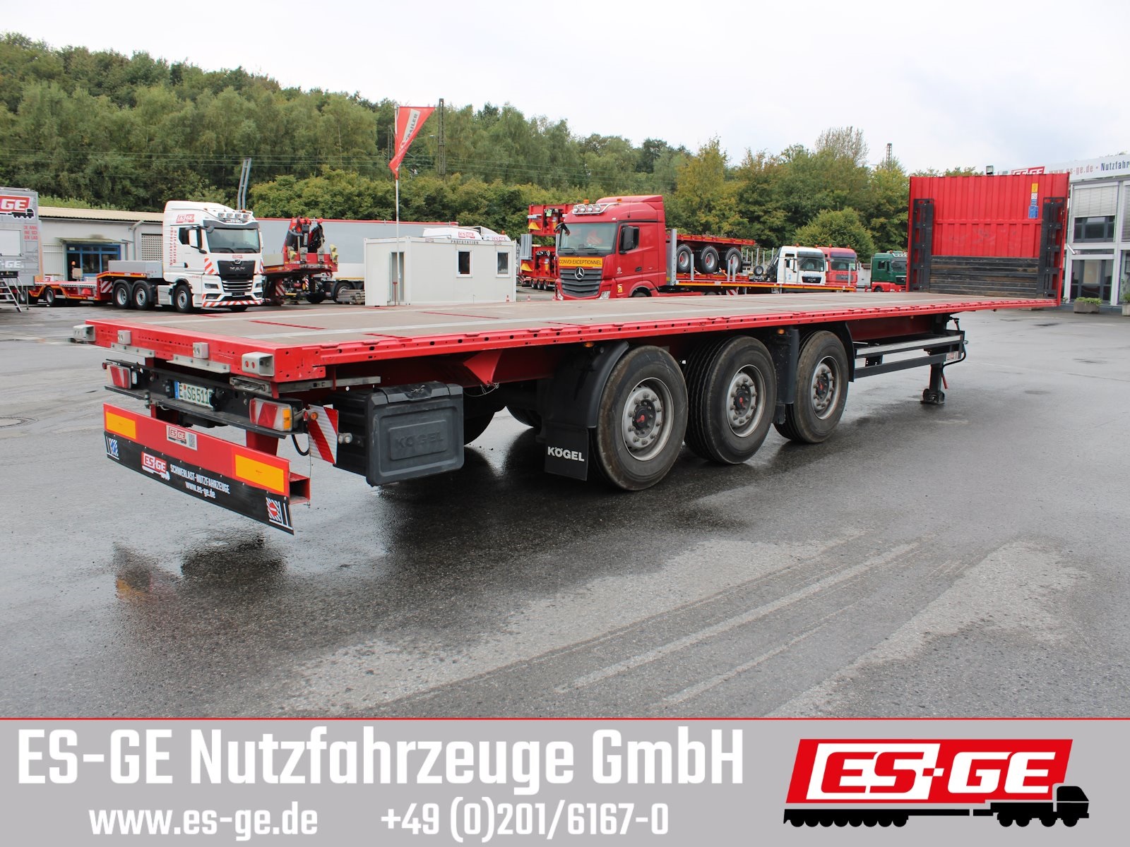 KÖGEL Multi Chassis - 3-Achs-Sattelanhänger