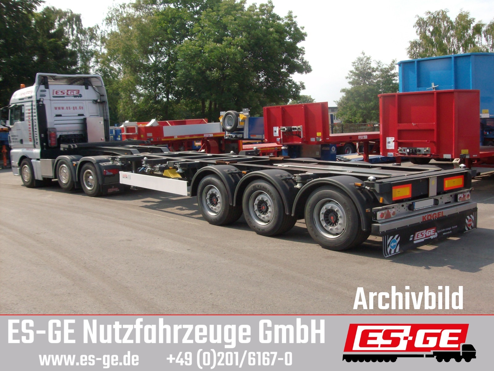 KÖGEL Port 40 simplex, pneumatischer Heckausschub