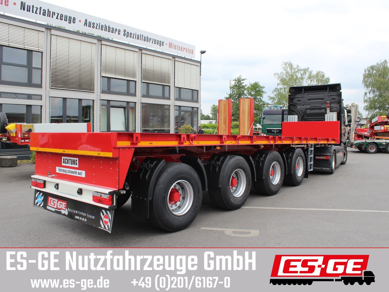 ES-GE 4-Achs-Ballastauflieger