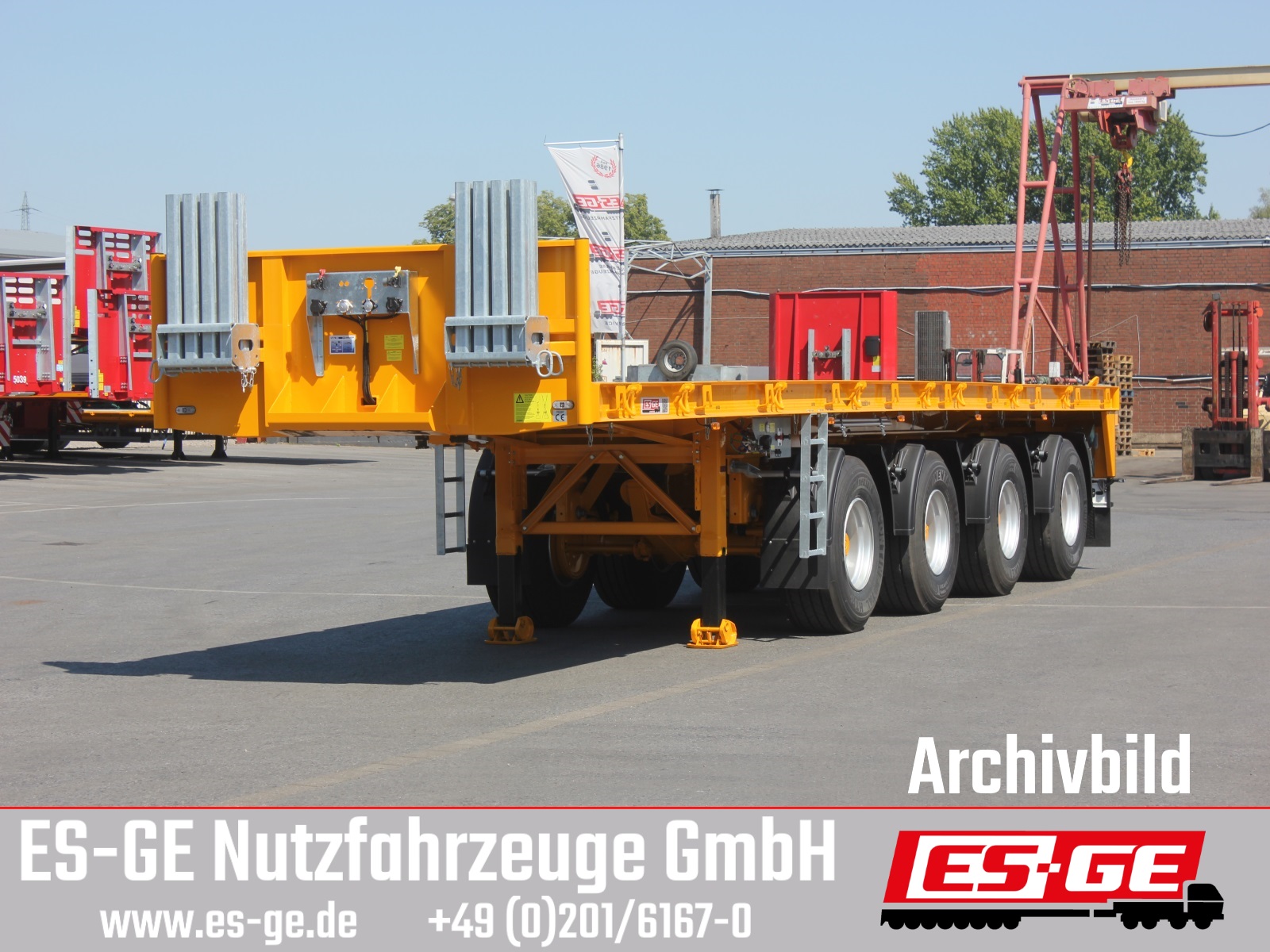 ES-GE 4-Achs-Ballastauflieger