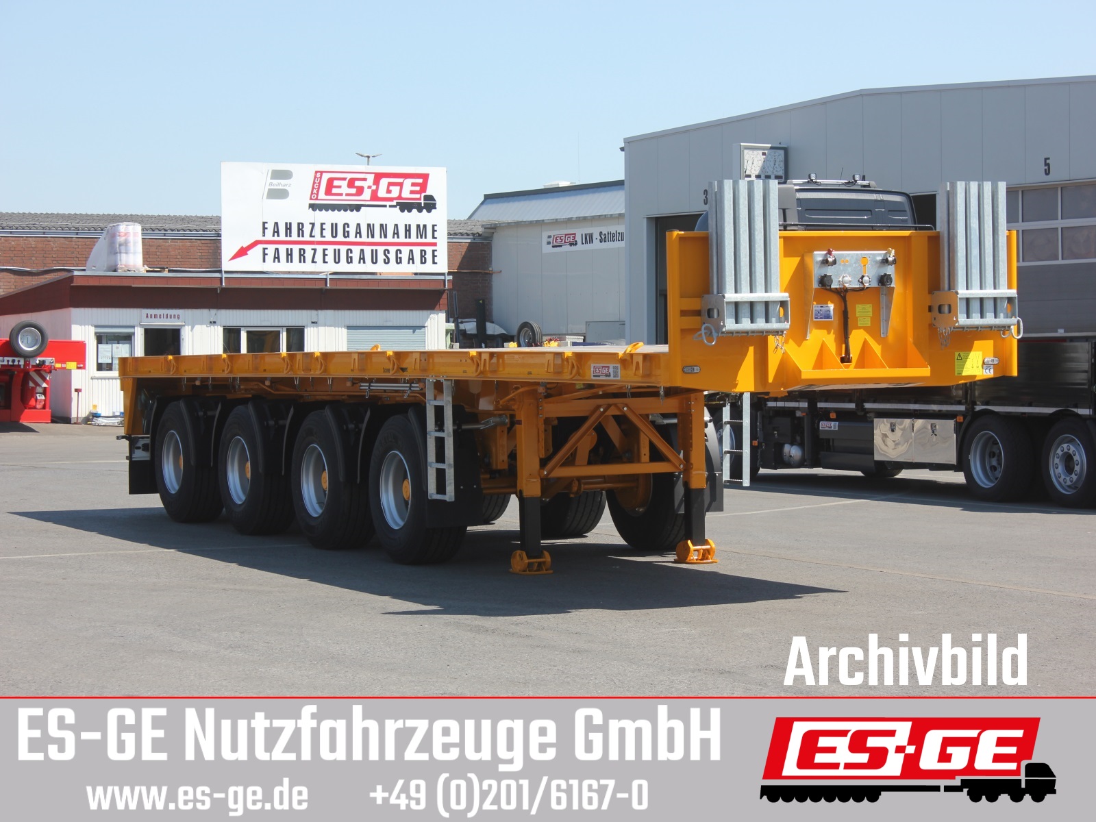 ES-GE 4-Achs-Ballastauflieger