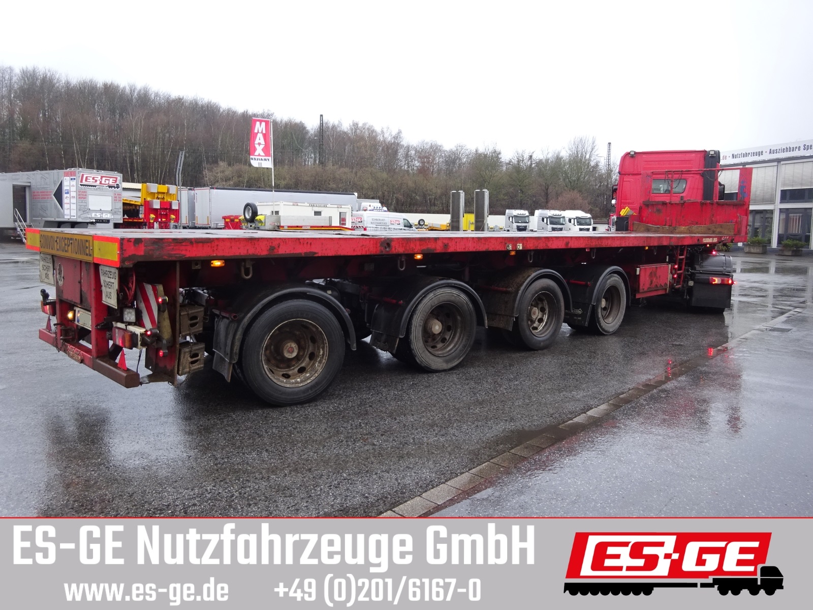Nooteboom 4-Achs-Sattelauflieger - doppelt teleskopierbar