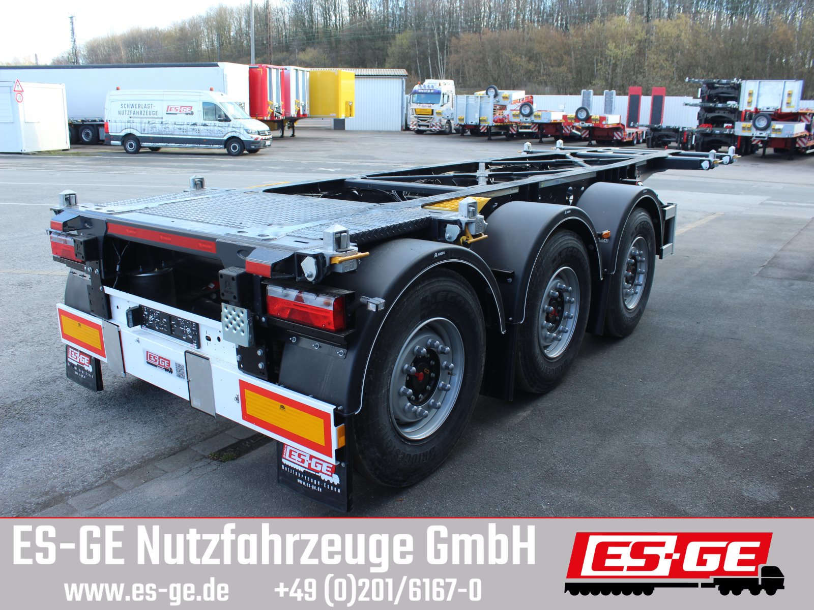 Wielton 3-Achs-Containerchassis 20ft