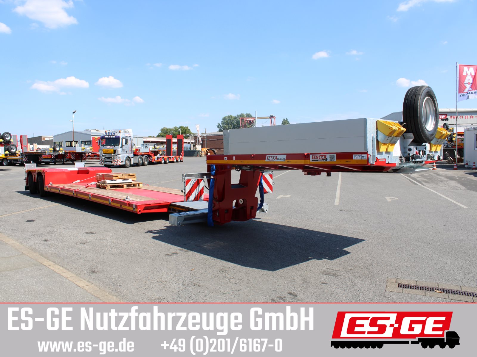 MAX Trailer MAX Trailer MAX510 Tiefbett 2x10 t