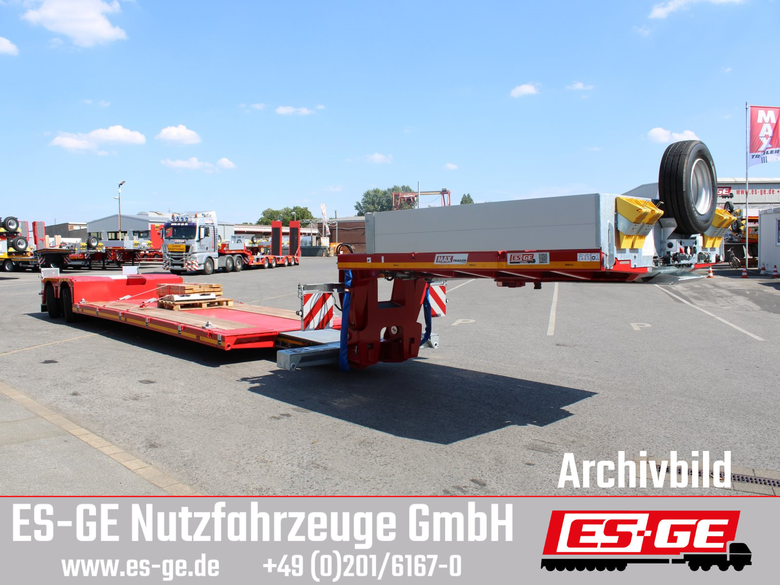 MAX Trailer MAX Trailer MAX510 Tiefbett 2x10 t