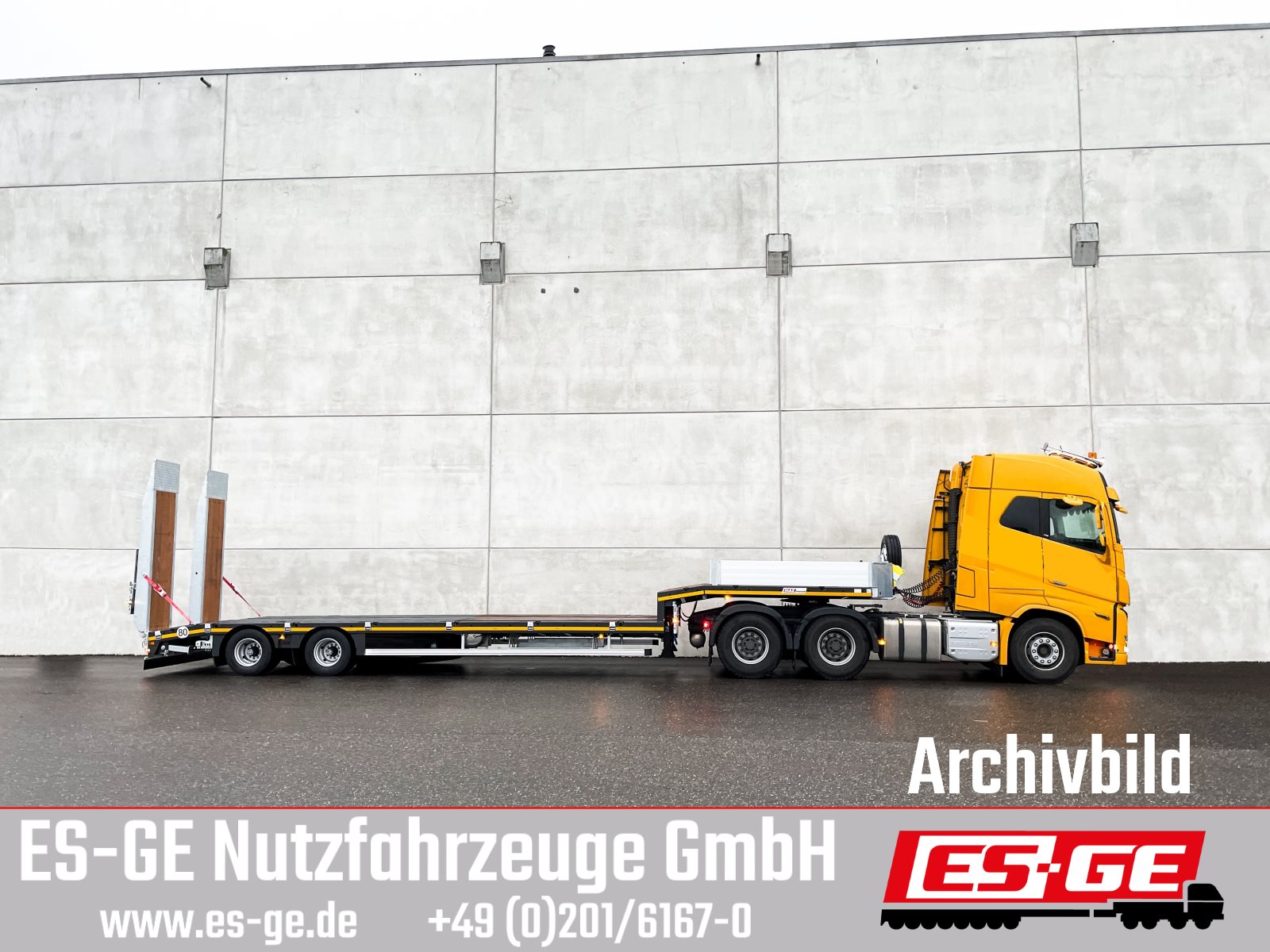 MAX Trailer MAX Trailer MAX100 Semi-Tieflader
