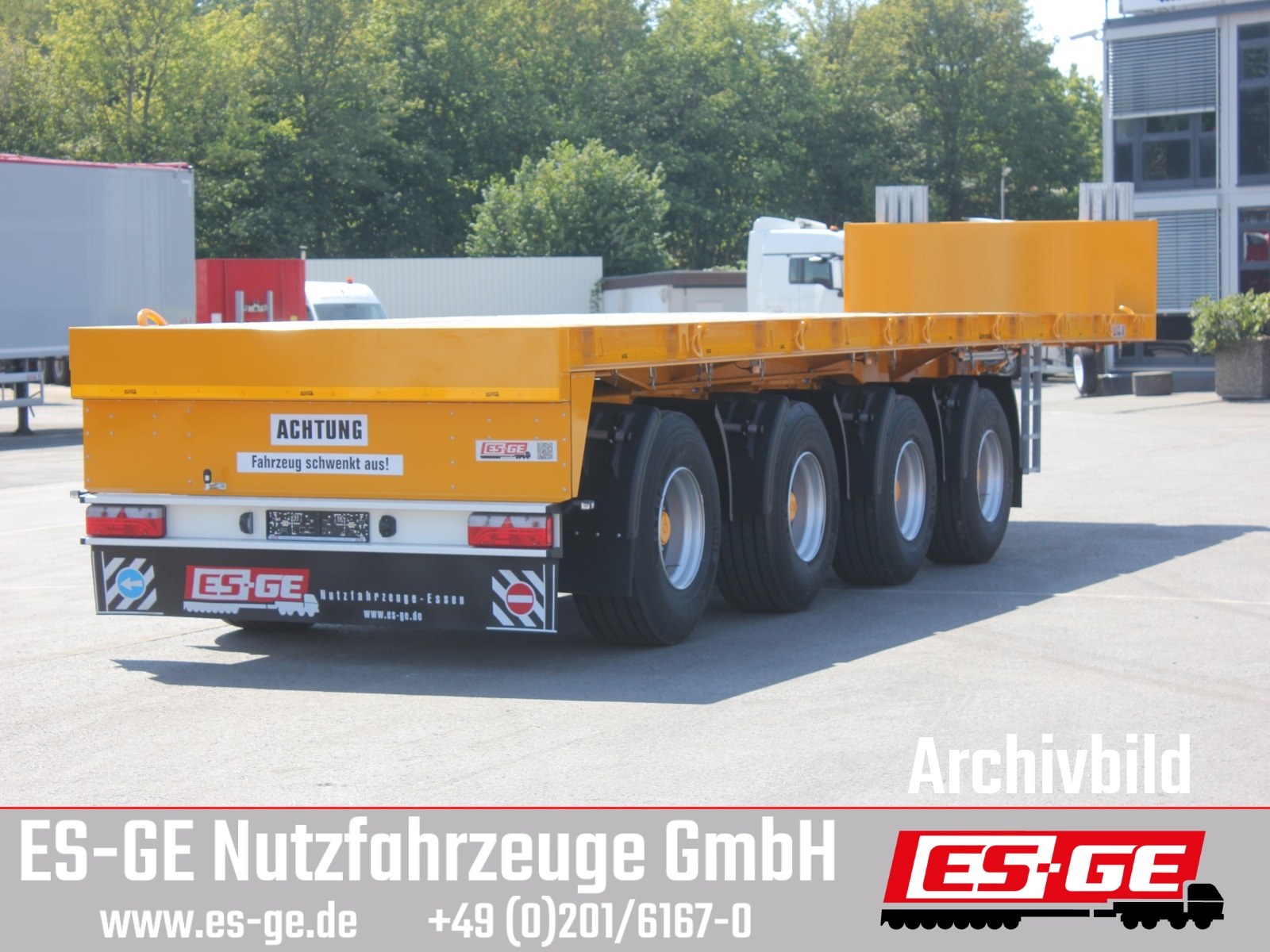 ES-GE 4-Achs-Ballastauflieger