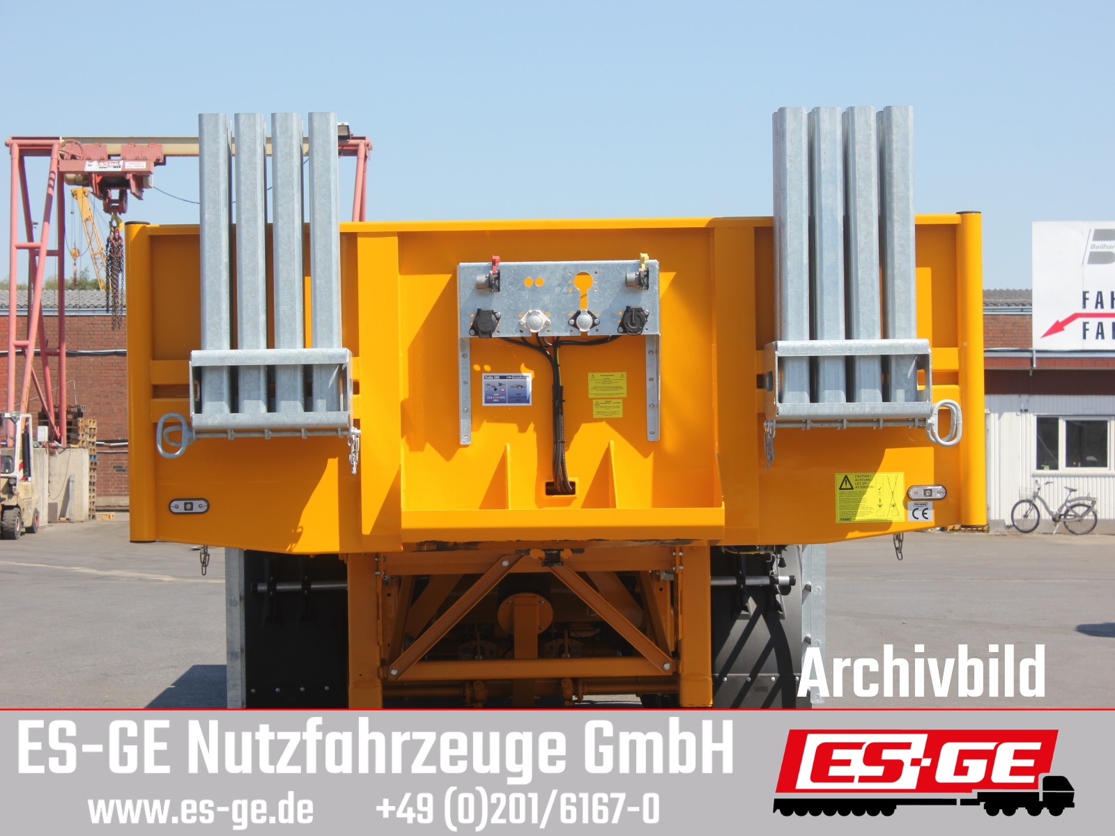 ES-GE 4-Achs-Ballastauflieger
