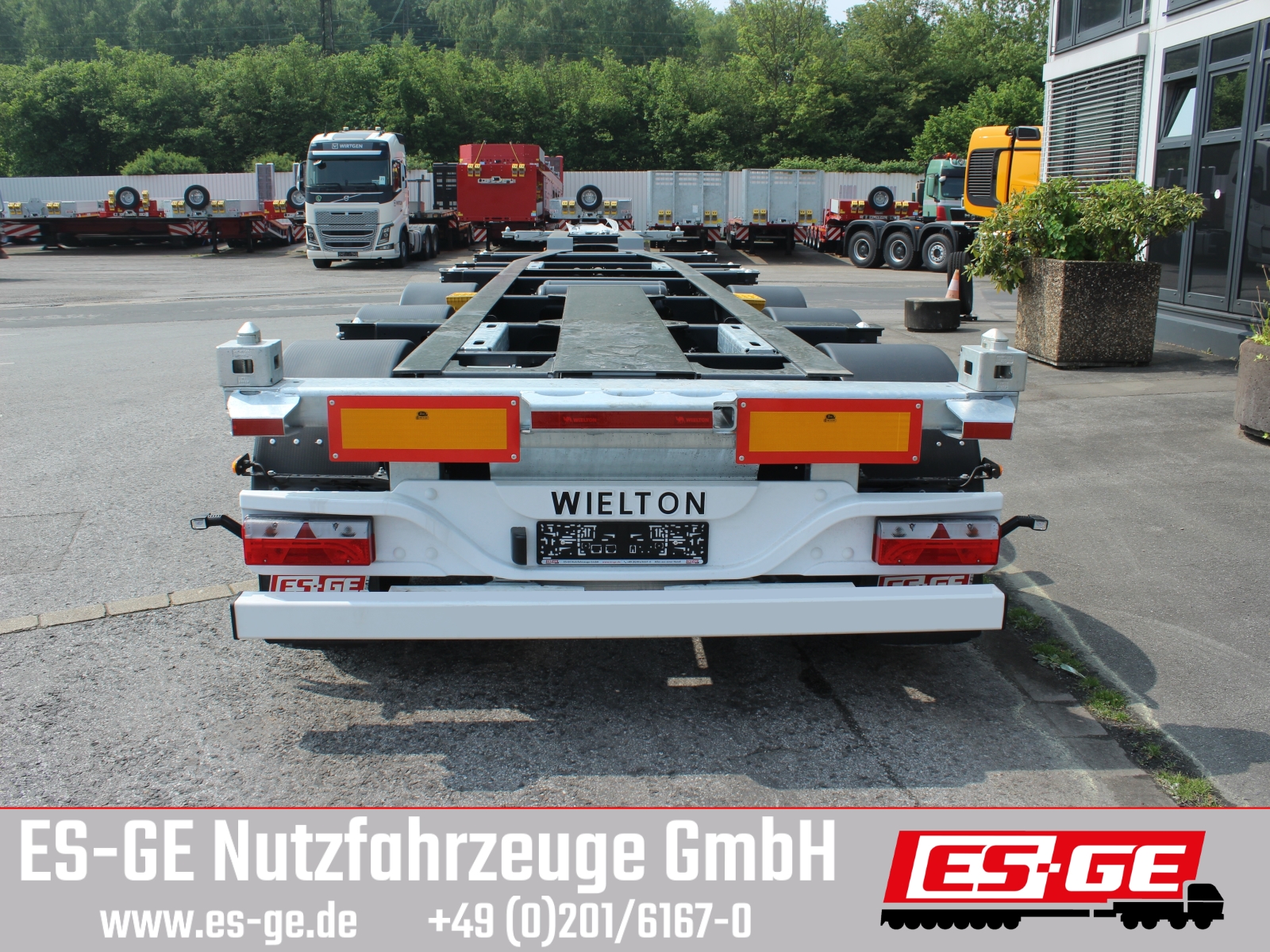 Wielton 3-Achs-Containerchassis - multifunktional