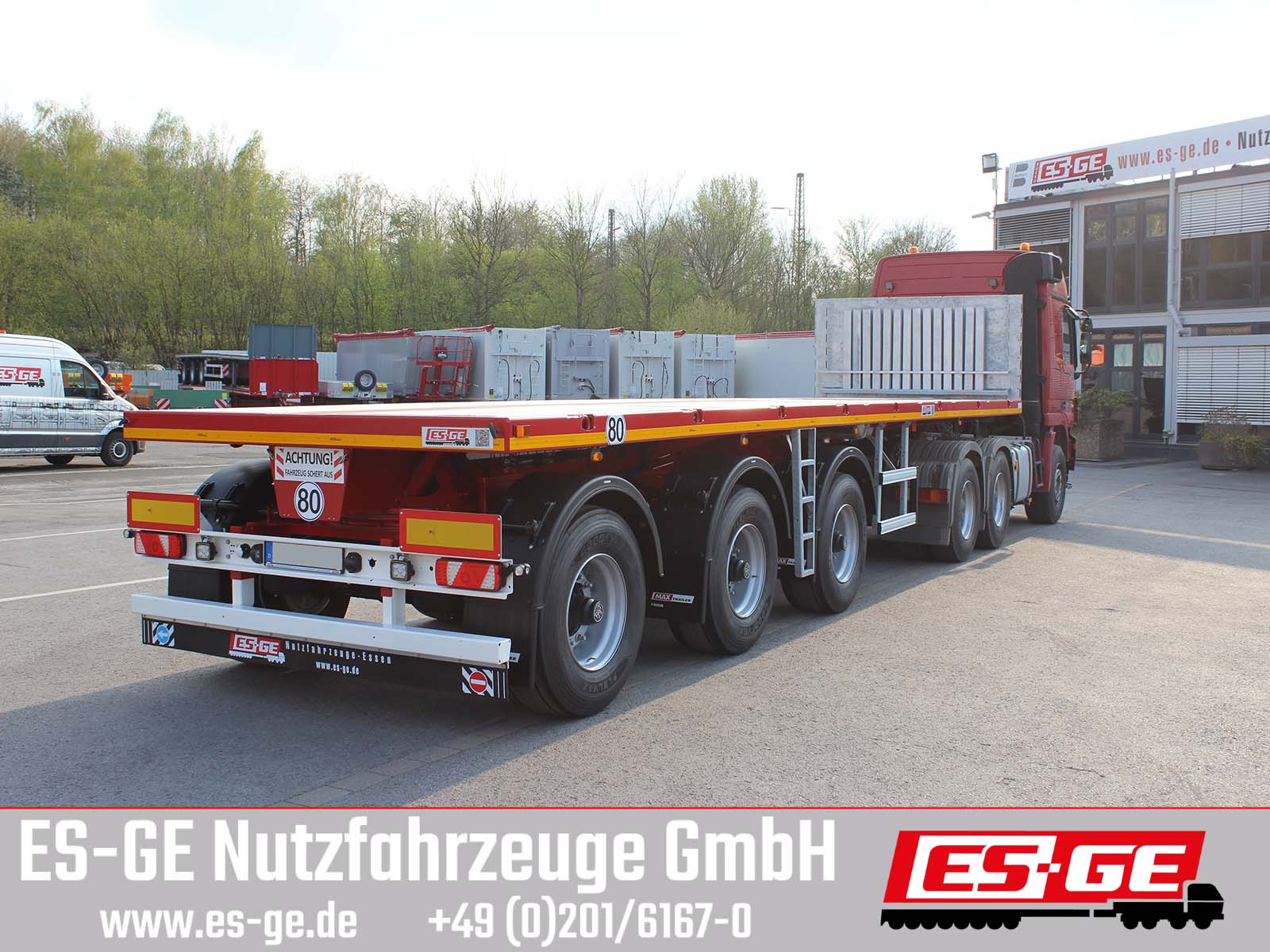 MAX Trailer MAX410 Ballastauflieger