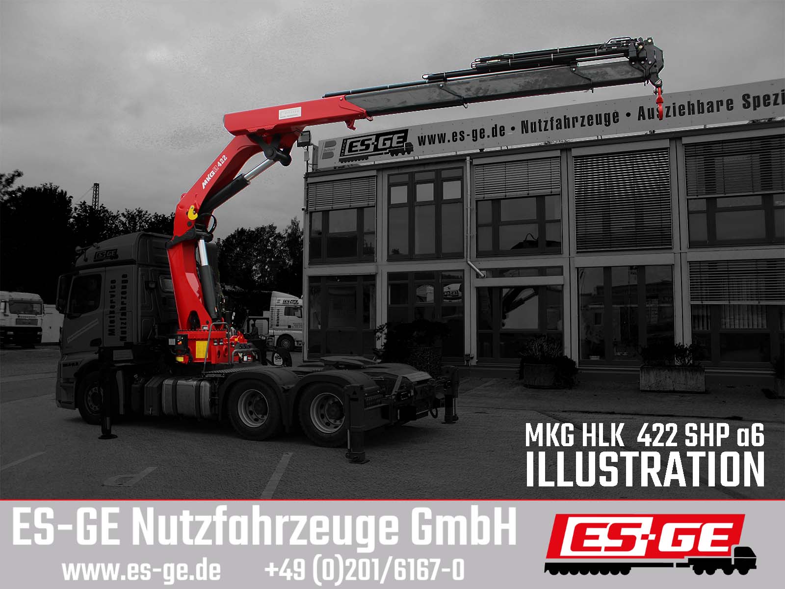 MAN MAN TGX 33.580 6x4 SZM mit MKG Kran HLK 422SHP a6