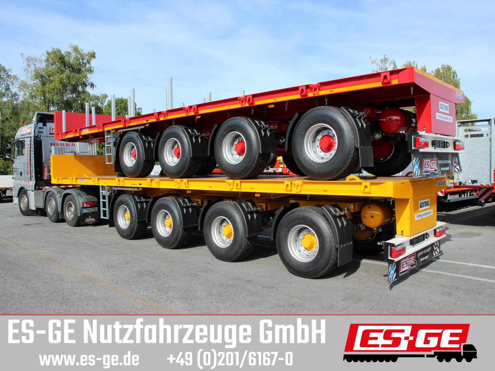 ES-GE 4-Achs-Ballastauflieger