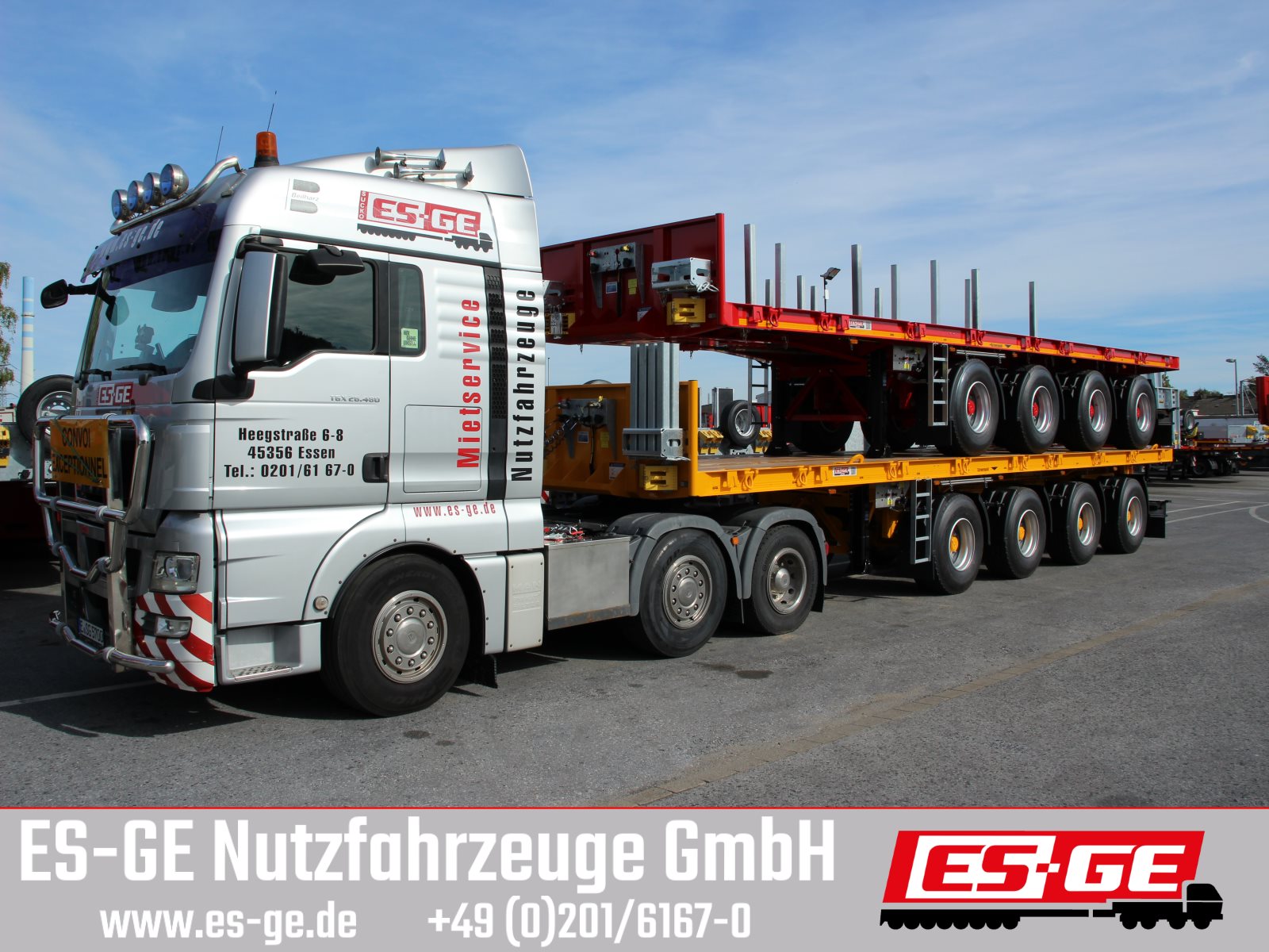 ES-GE 4-Achs-Ballastauflieger
