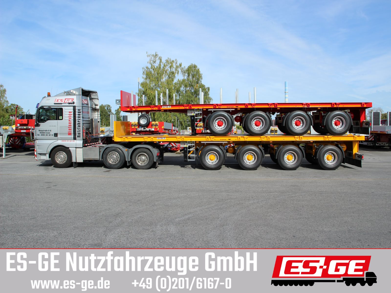 ES-GE 4-Achs-Ballastauflieger