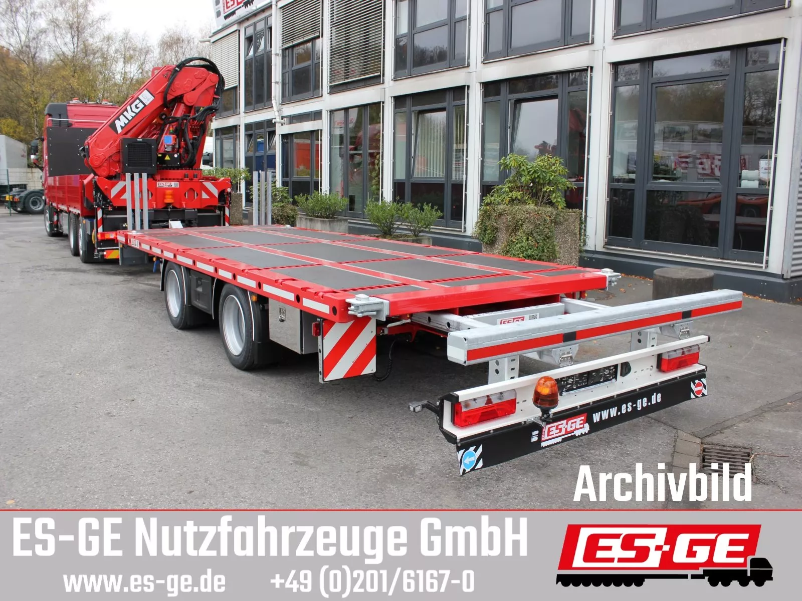 ES-GE - Tandemanhänger - Containerverr.