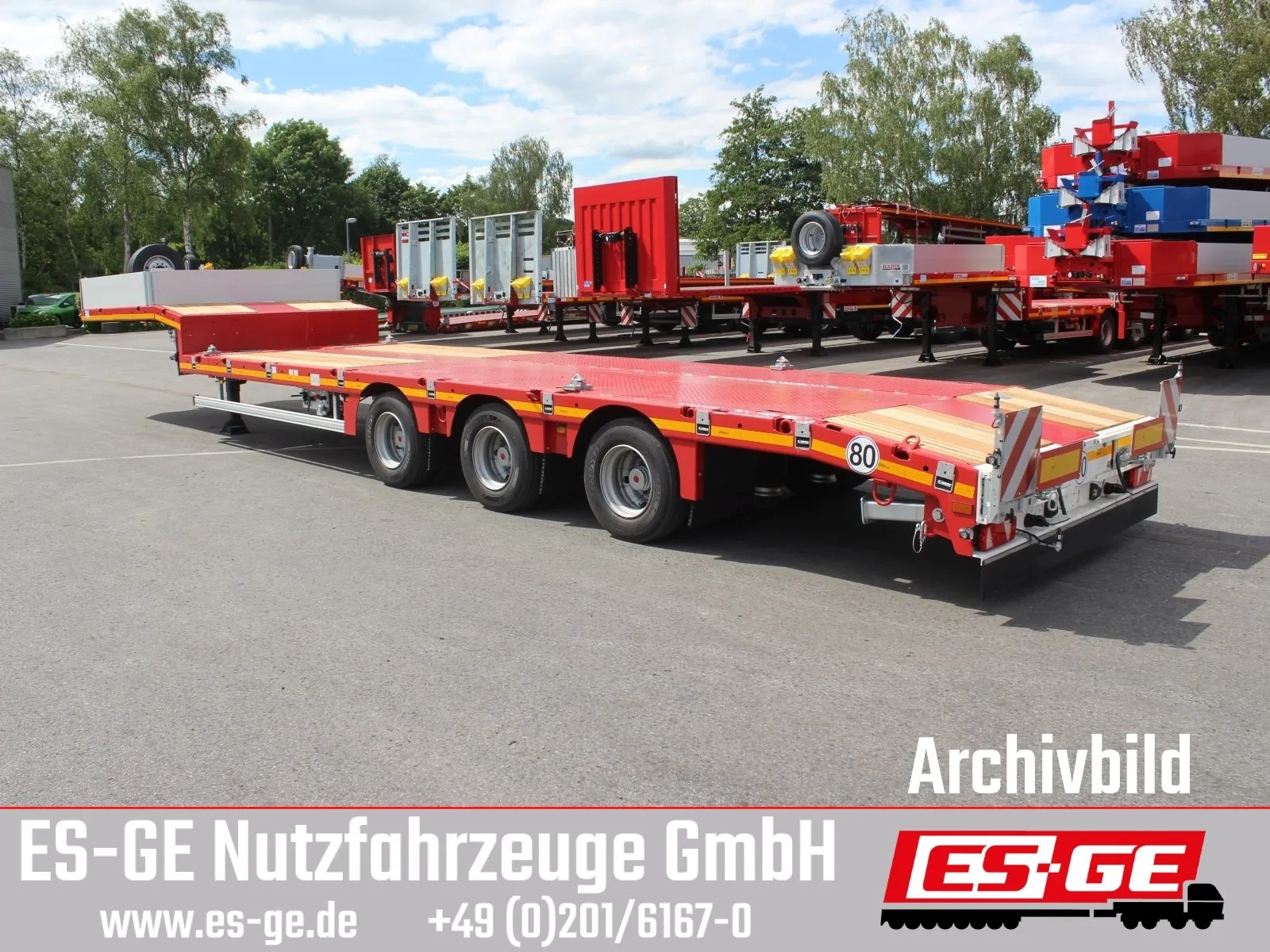 MAX Trailer - MAX100 Semi-Tieflader