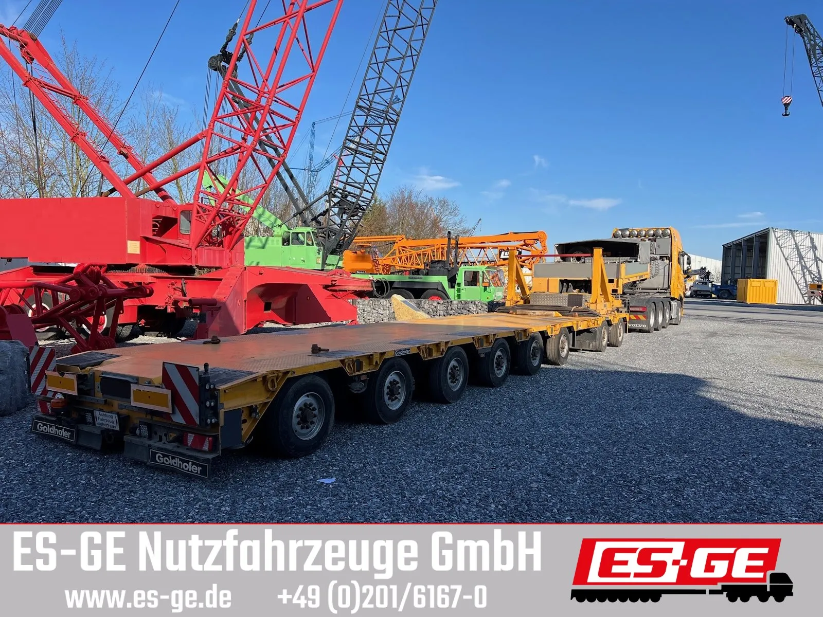 Goldhofer - 8-Achs-Satteltieflader (2+6) - Pendeachs